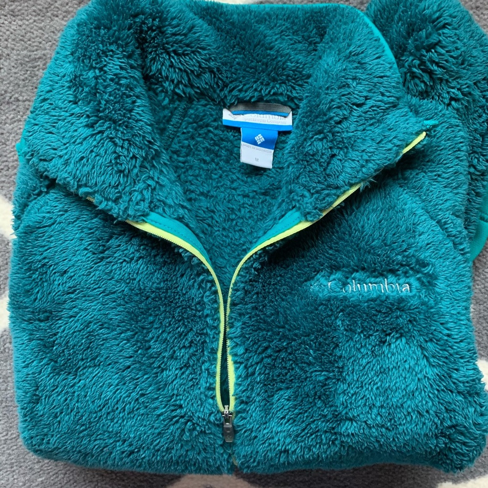Columbia fuzzy coat